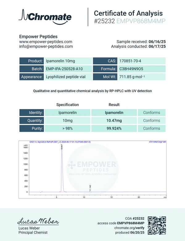 Ipamorelin - Growth and Performance Peptide 3 Ipamorelin - Growth and Performance Peptide - Image 3