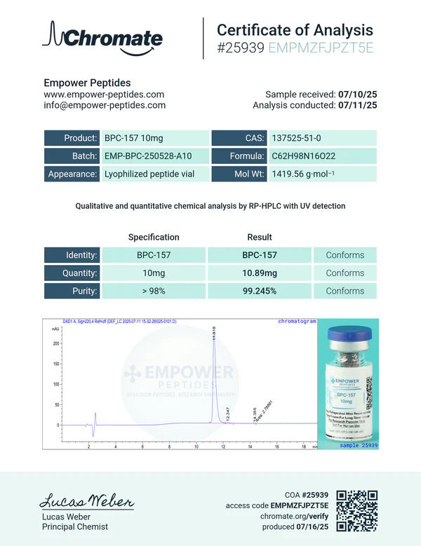 BPC-157 - Recovery and Repair Peptide 3 BPC-157 - Recovery and Repair Peptide - Image 3