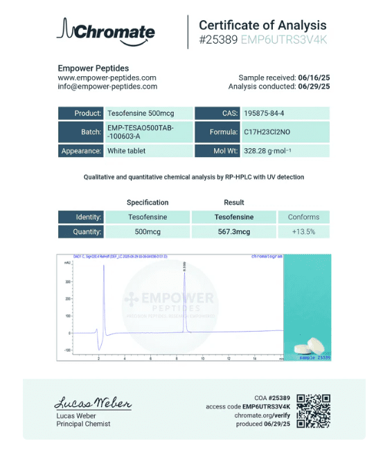 Tesofensine 500mcg Tablets (100 Count) 2 Tesofensine 500mcg Tablets (100 Count) - Image 2