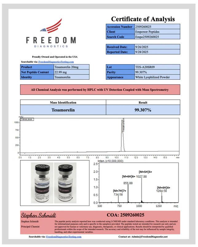 Tesamorelin - Growth and Performance Peptide 6 Tesamorelin - Growth and Performance Peptide - Image 6