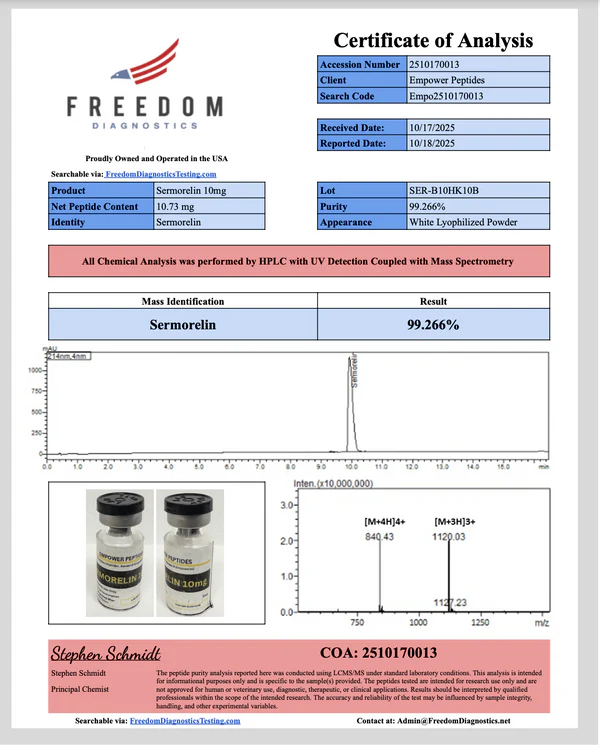 Sermorelin - Hormone Balance Research Peptide 3 Sermorelin - Hormone Balance Research Peptide - Image 3