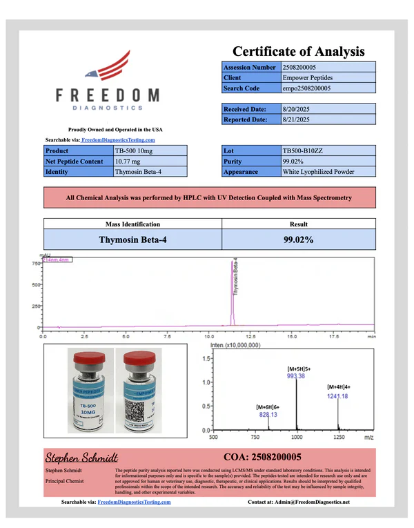 TB-500 (Thymosin Beta-4) - Recovery and Repair Peptide 3 TB-500 (Thymosin Beta-4) - Recovery and Repair Peptide - Image 3
