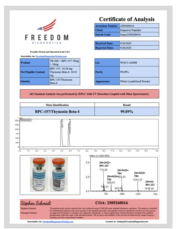 TB-500 + BPC-157 (Wolverine Stack) - Recovery and Repair Peptide 2 TB-500 + BPC-157 (Wolverine Stack) - Recovery and Repair Peptide - Image 2