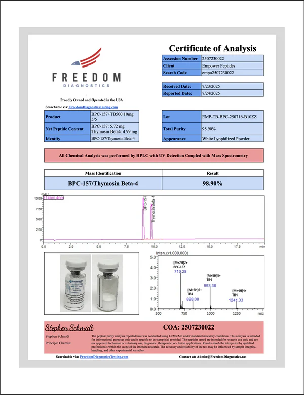 TB-500 + BPC-157 (Wolverine Stack) - Recovery and Repair Peptide 3 TB-500 + BPC-157 (Wolverine Stack) - Recovery and Repair Peptide - Image 3