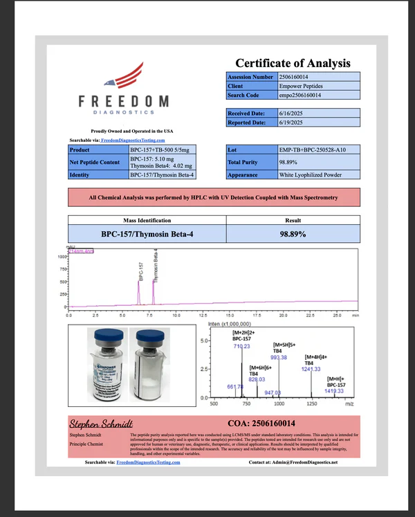 TB-500 + BPC-157 (Wolverine Stack) - Recovery and Repair Peptide 4 TB-500 + BPC-157 (Wolverine Stack) - Recovery and Repair Peptide - Image 4